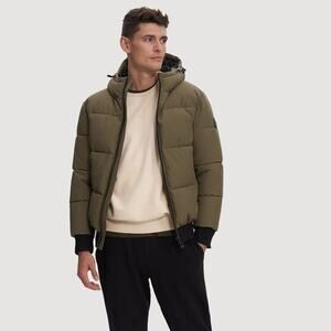 Noize NWOT Men s Green Hooded Puffer jacket Size XXL